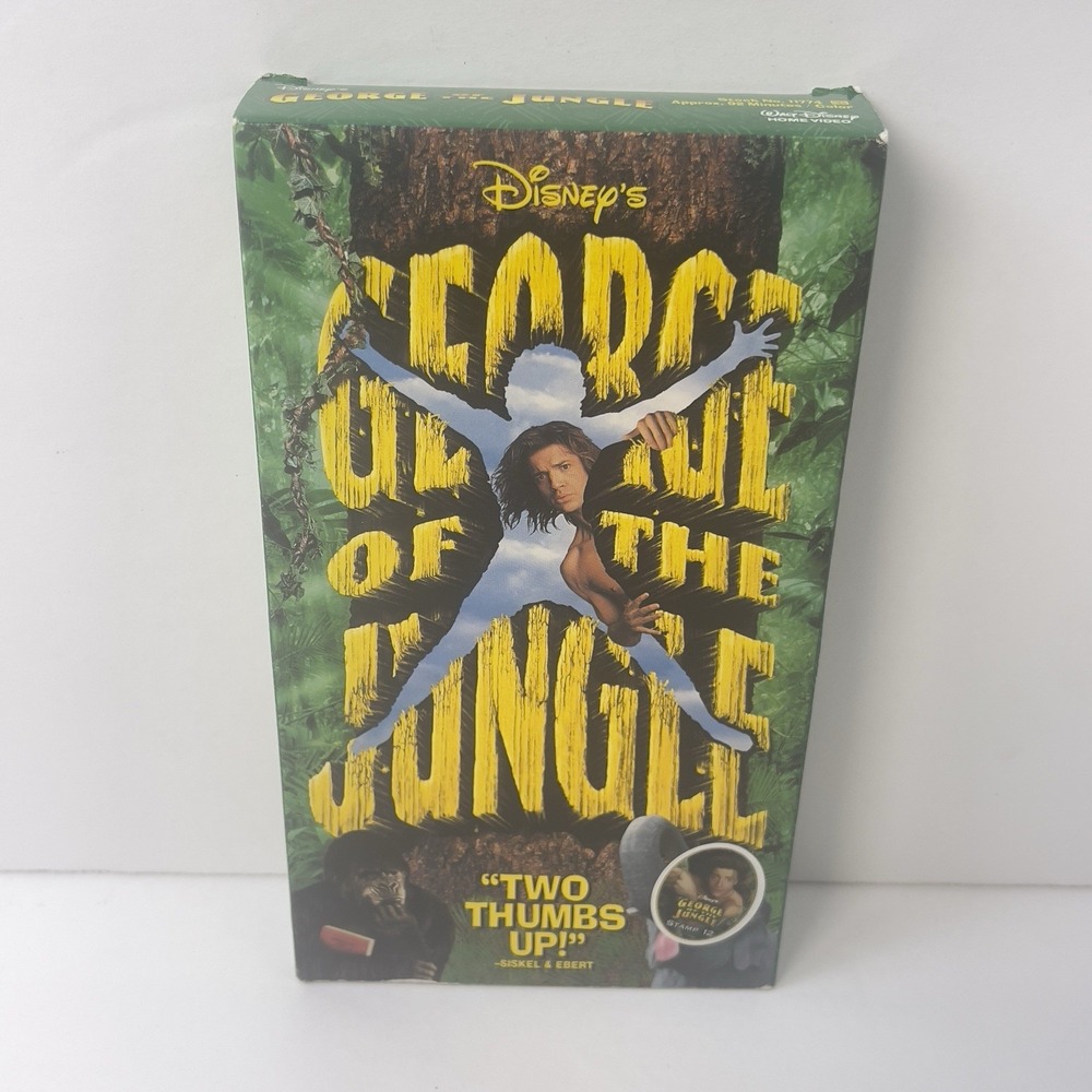 George of the Jungle (VHS, 1997) Tested Plays Slipcase